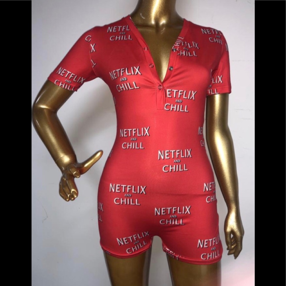 TRENDY DESIGNER SEXY WOMAN ONESIE PIJAMA